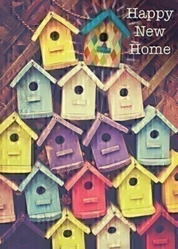 Happy New Home Bird House Card by Paper Rose